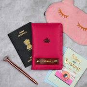 Magenta Pink Passport Cover
