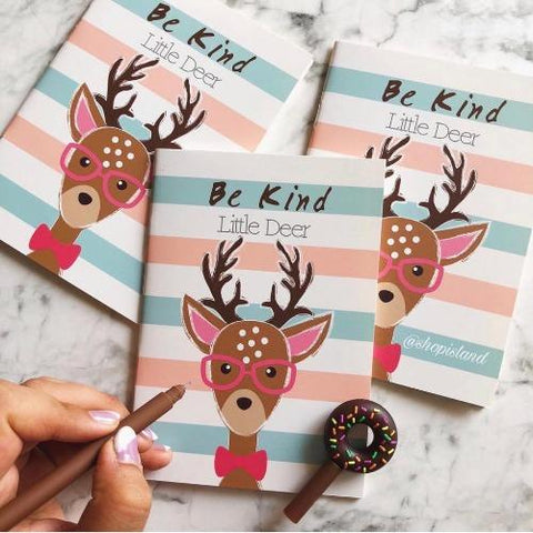 Be Kind Little Deer NoteBook - Tisora Designs