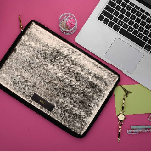 Champagne Girl Boss Laptop Sleeve - Tisora Designs