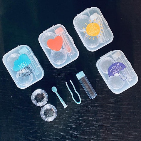 Clear lens cases 