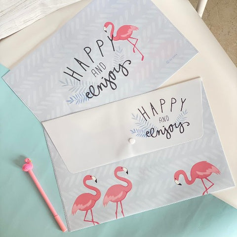 Flamingo Happy File Holder